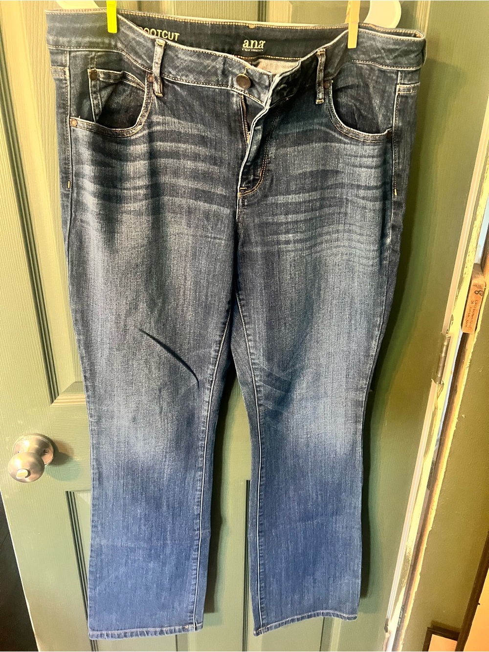 Size 31/12. a.n.a Dark Blue Women's Bootcut Jeans - Picture 1 of 8